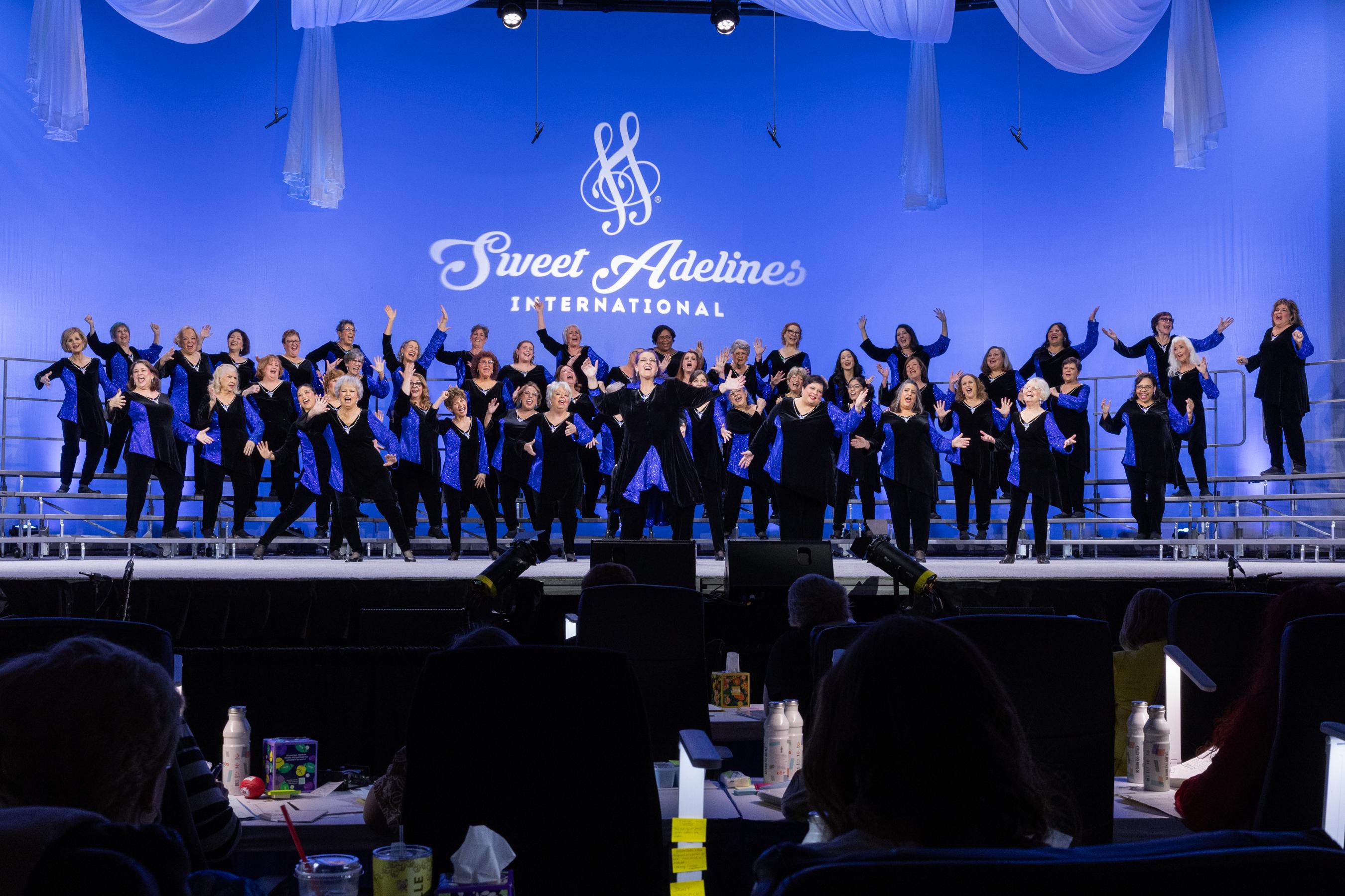 Verdugo Hills Chorus competes on the Sweet Adelines International Chorus Contest stage in Columbus, OH! Verdugo Hills Chorus competes on the Sweet Adelines International Chorus Contest stage in Columbus, OH!